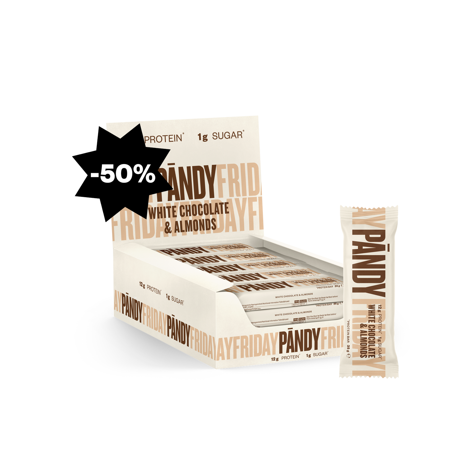 Protein Bar White Chocolate & Almonds Multipack